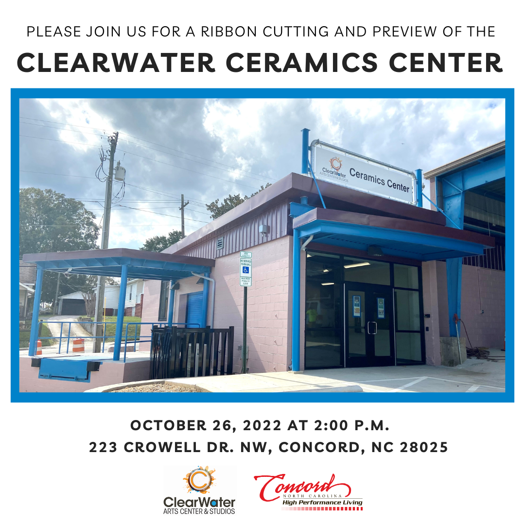 ClearWater Ceramics Center Ribbon Cutting Invite ClearWater Ceramics Center Ribbon Cutting Invite